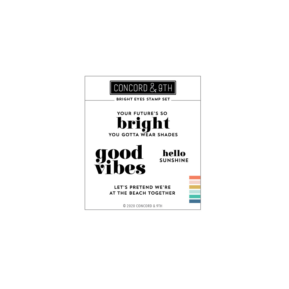 Juego de sellos Bright Eyes