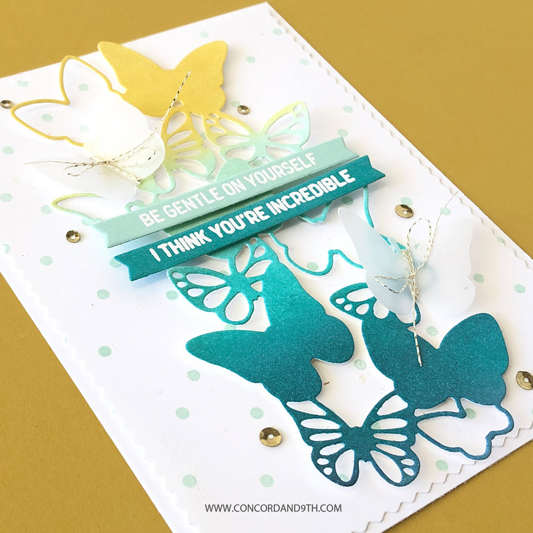 Troqueles de combinación perfecta de mariposas