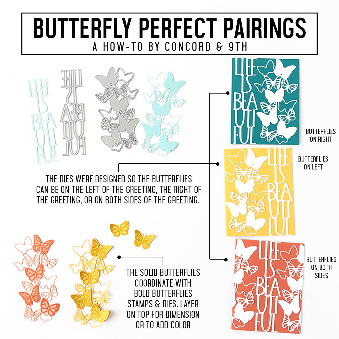Butterfly Perfect Pairings Dies