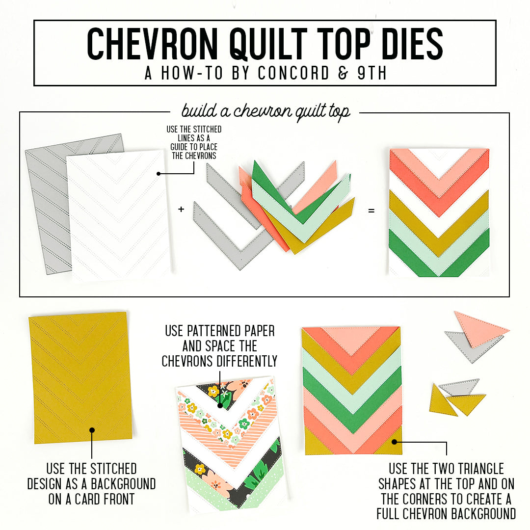 Chevron Quilt Top Dies