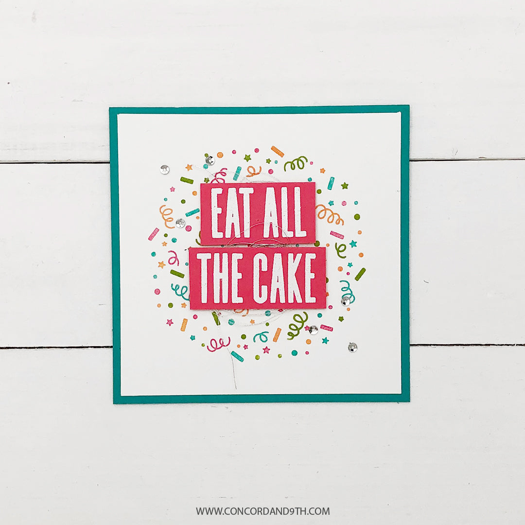 Confetti Turnabout™ Stamp Set