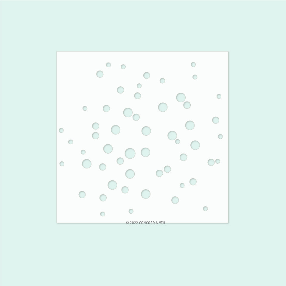 Plantilla de puntos de confeti Turnabout™