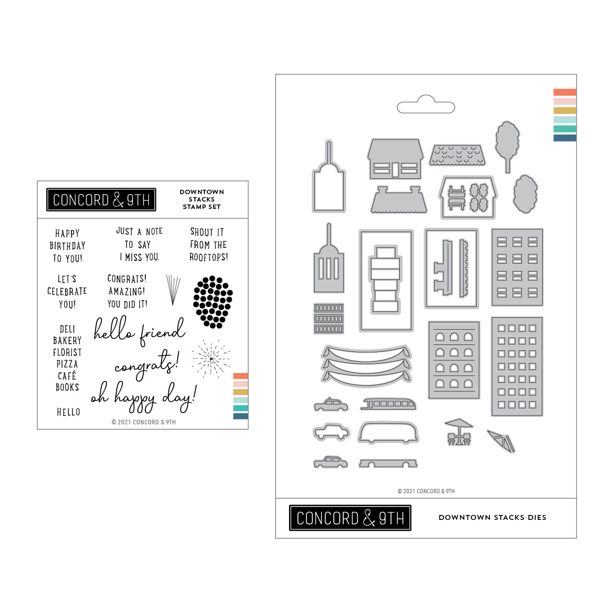 Paquete de Stacks en el centro de la ciudad