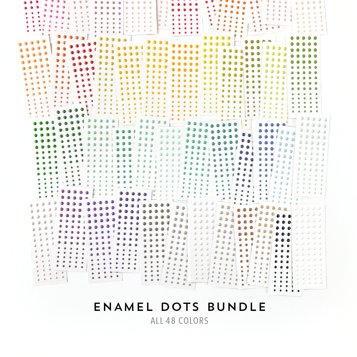 Paquete de puntos esmaltados (48 colores)