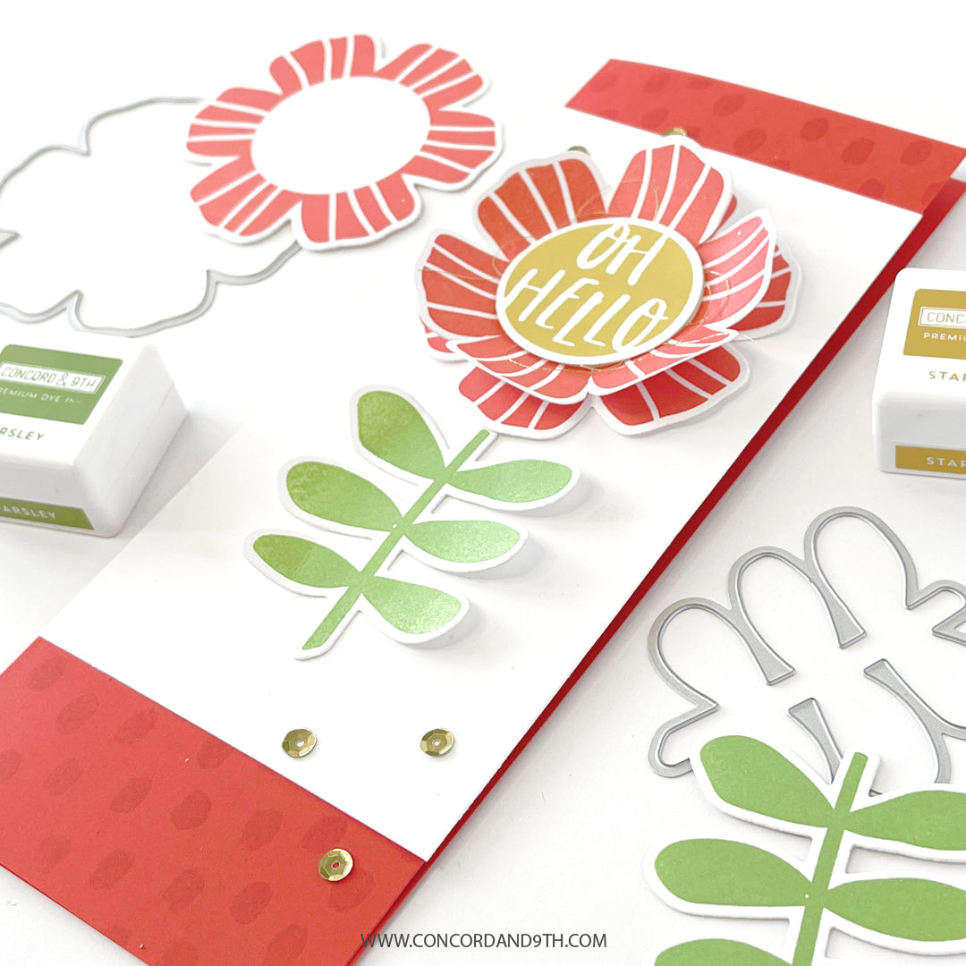 Troqueles con formas de flores para hacer cocteleras