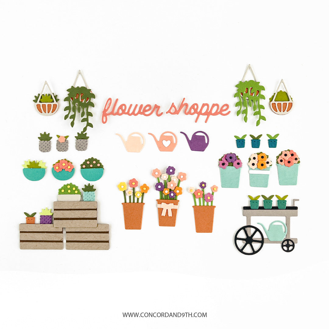 Paquete de tienda de flores