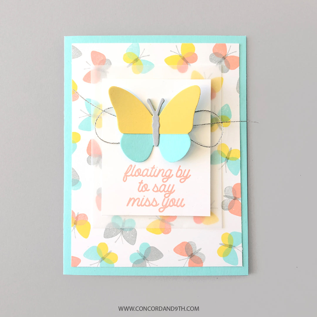 Fluttering By Turnabout™ Stamp Set