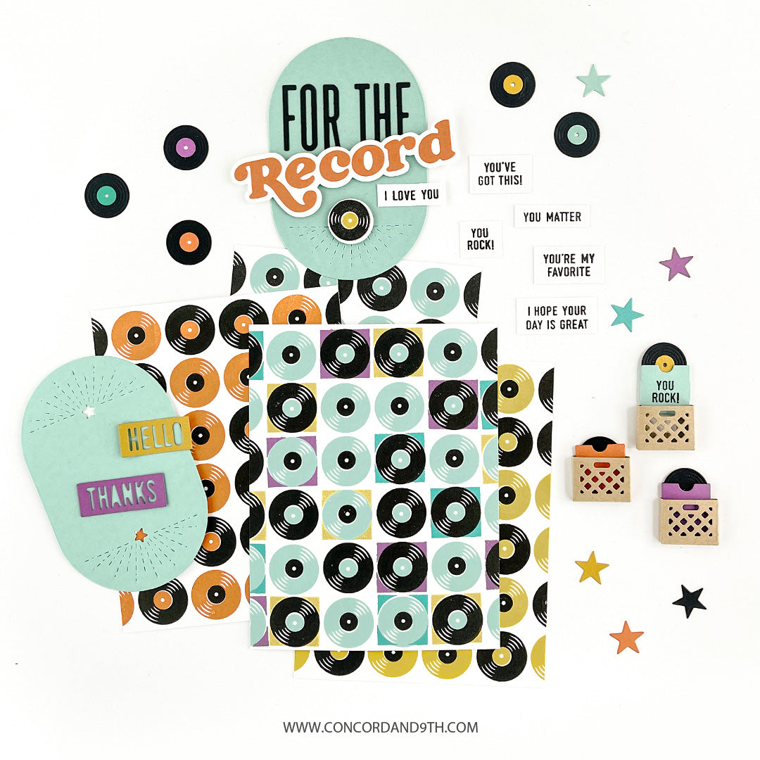 Juego de sellos For the Record