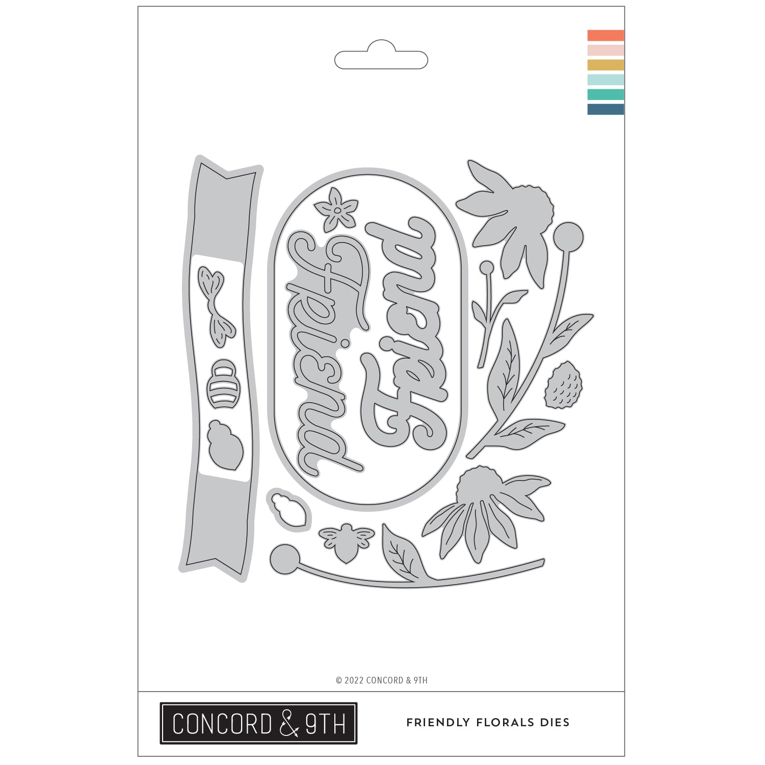 Troqueles de flores amigables