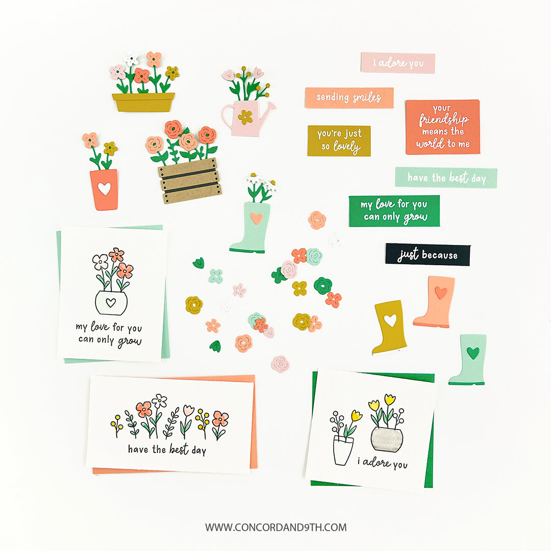 Friendship Garden Stamp Set