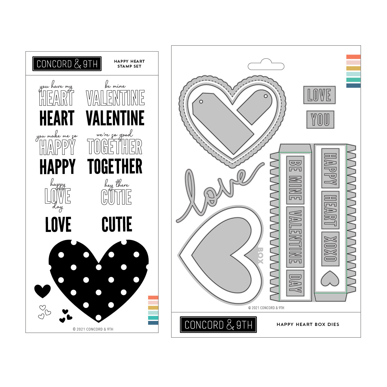 Paquete de corazón feliz