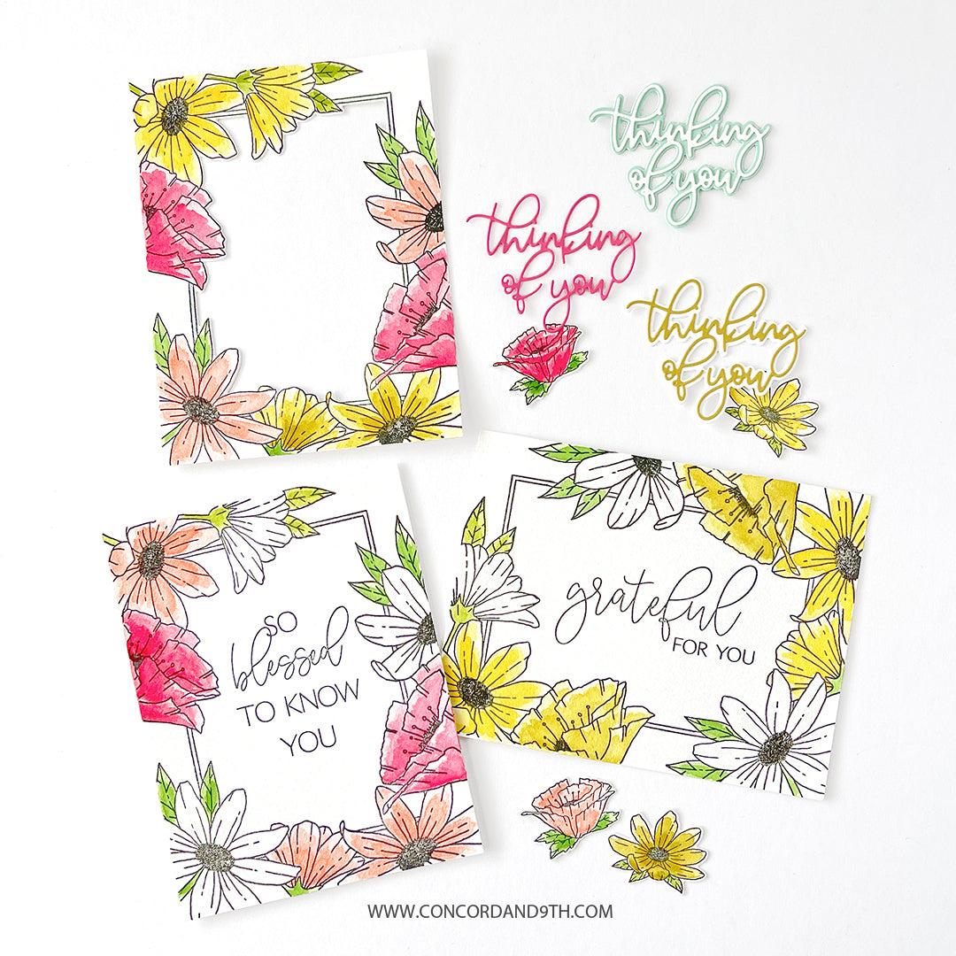 Troqueles Heartfelt Blossoms