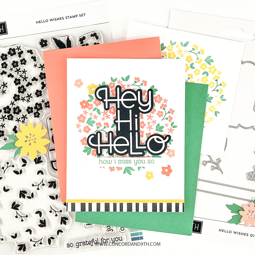 Hello Wishes Stamp Set