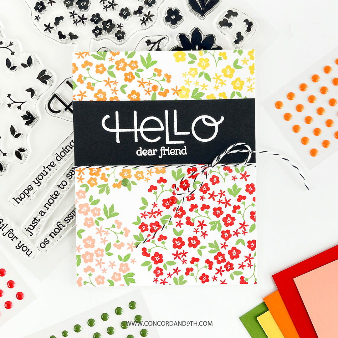Hello Wishes Stamp Set
