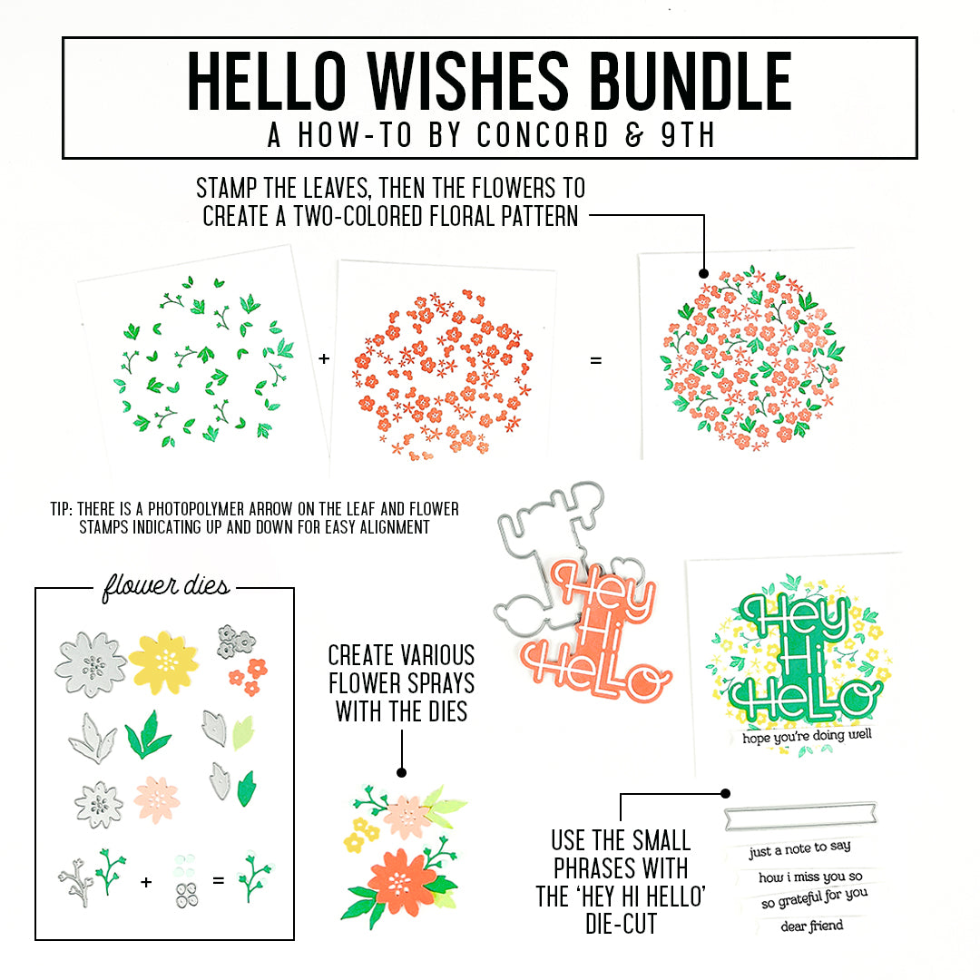 Hello Wishes Stamp Set