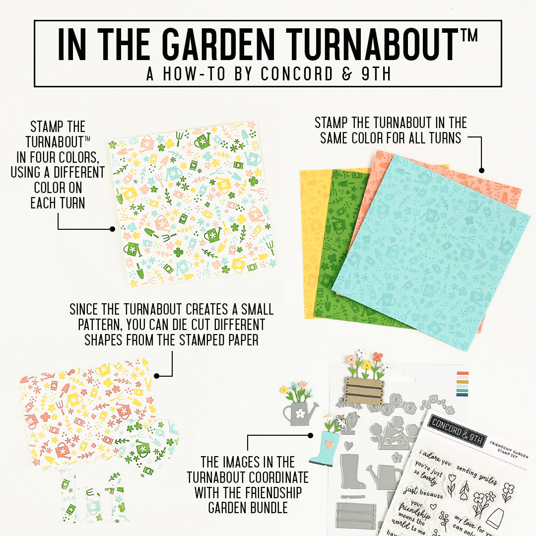 In The Garden Turnabout™ Stamp