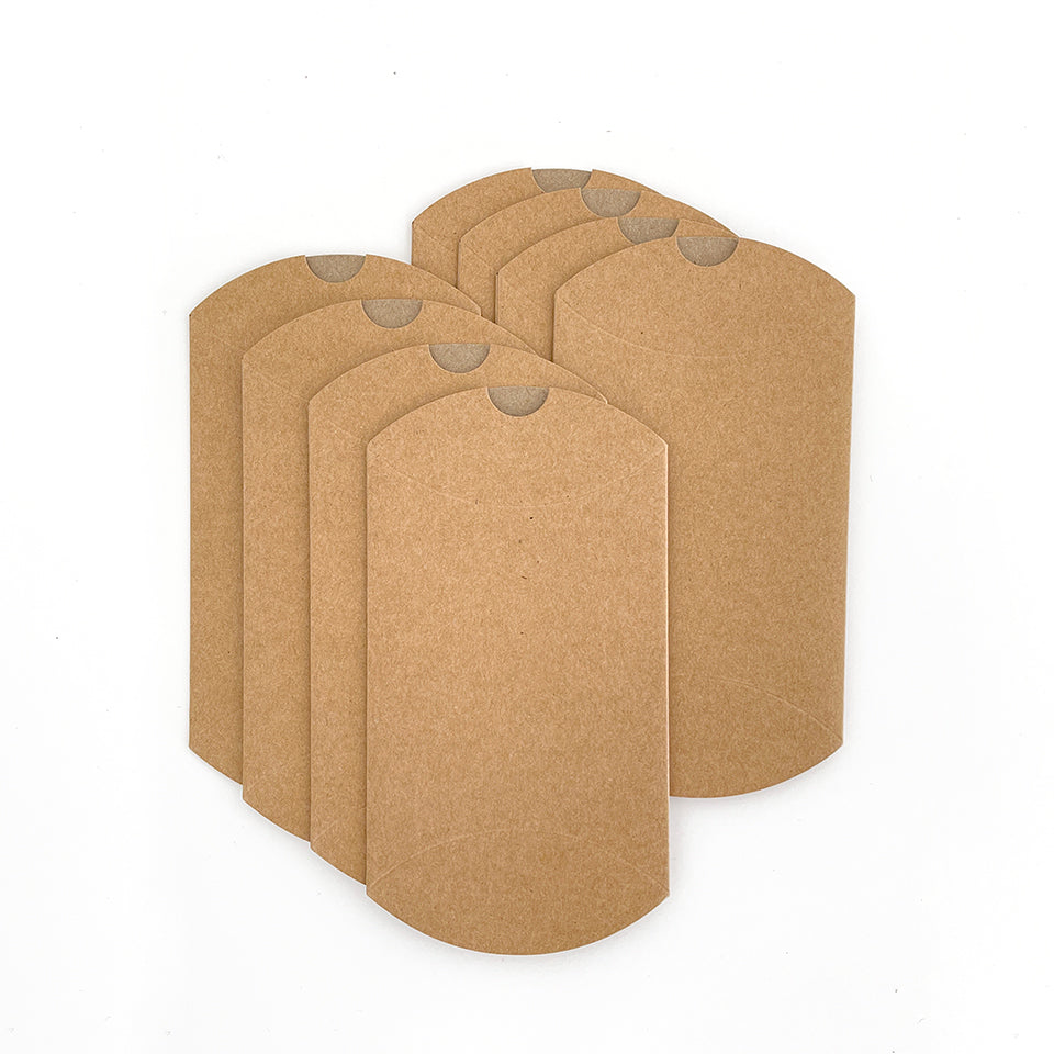 Cajas tipo almohada Kraft