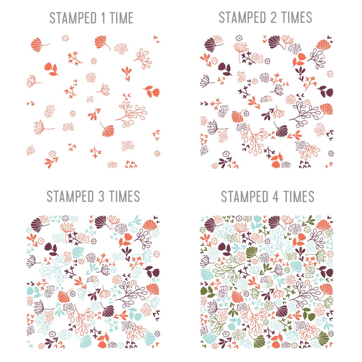 Lovely Blossoms Turnabout™ Stamp