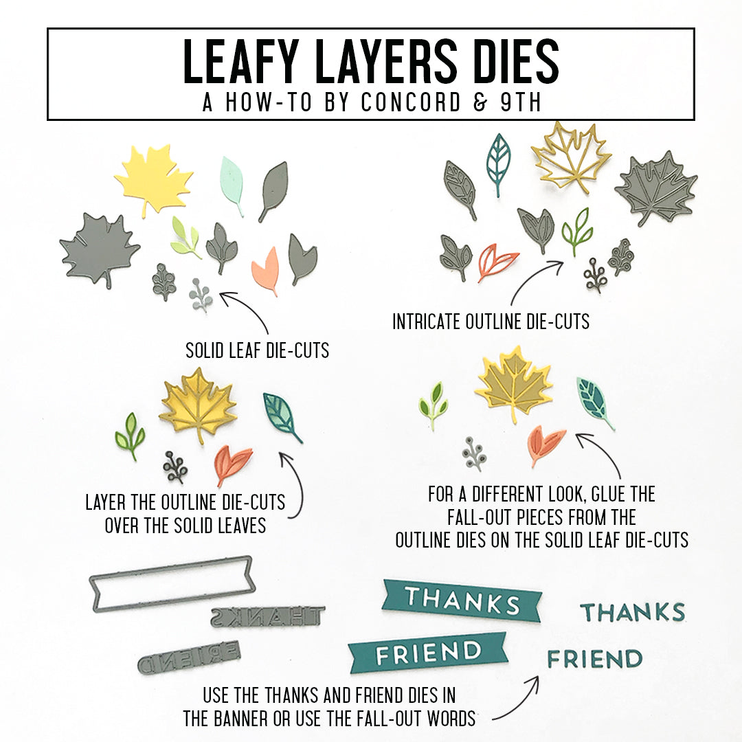 Leafy Layers Dies