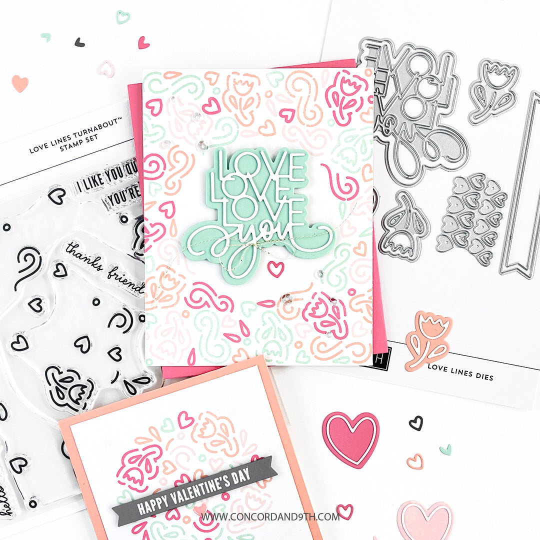 Love Lines Turnabout™ Stamp Set