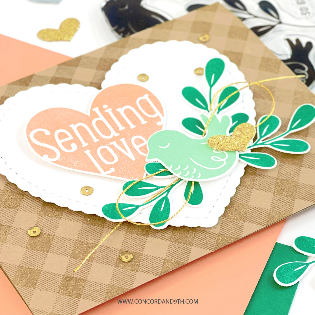 LAST CHANCE: Lovebirds Stamp Set