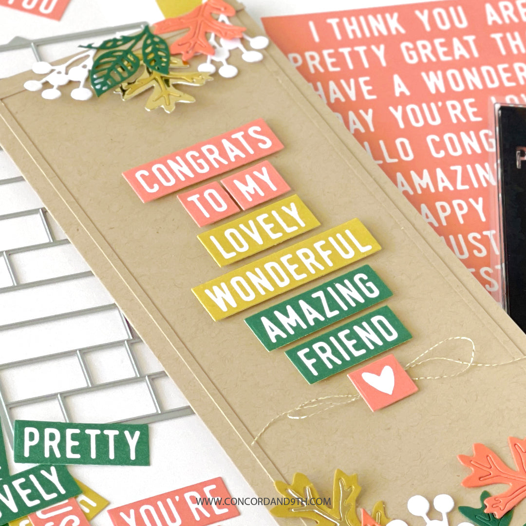 Mix & Match Everyday Sentiments Stamp Set