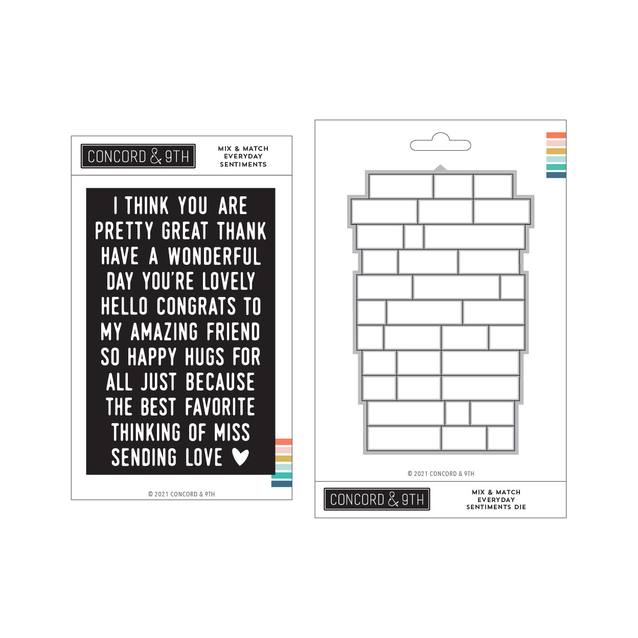 Paquete Mix & Match de sentimientos cotidianos