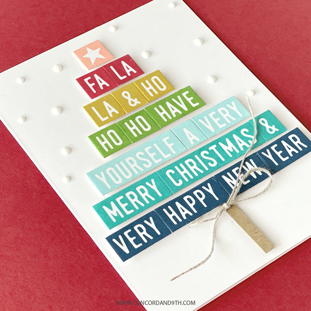 Mix &amp; Match Holiday Sentiments Die