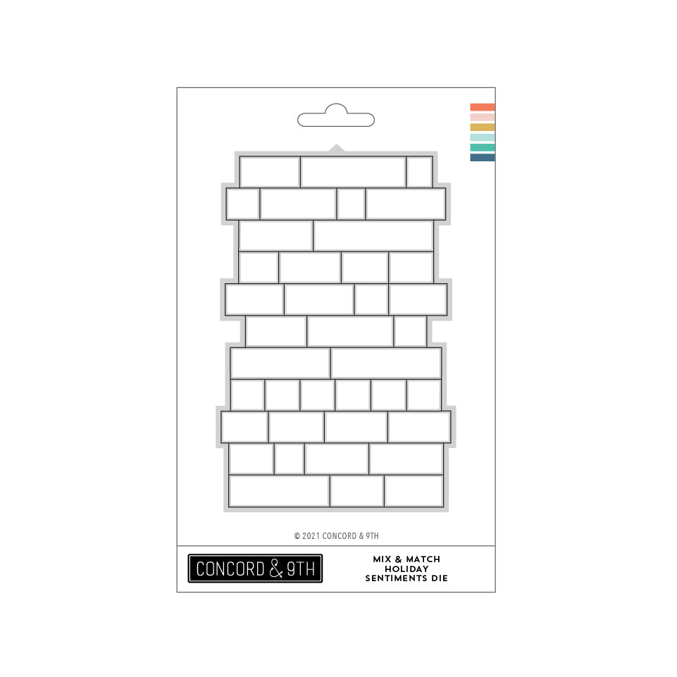 Troquel Mix & Match Holiday Sentiments