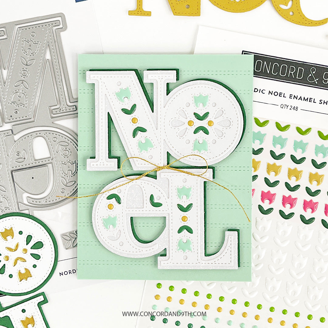 Nordic Noel Enamel Shapes