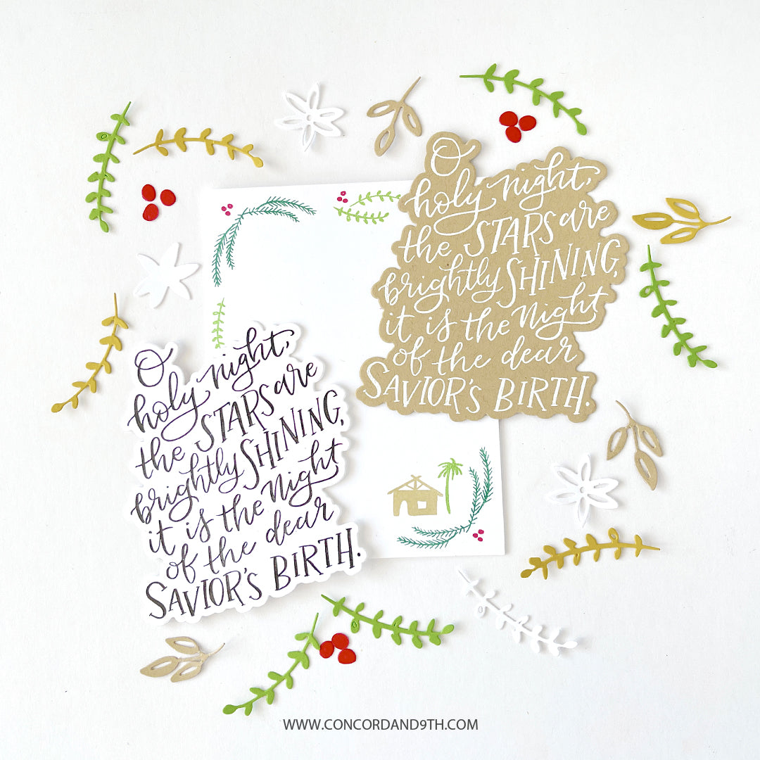 Juego de sellos Oh Noche Santa