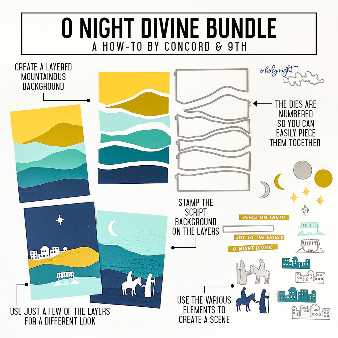 O Night Divine Stamp Set