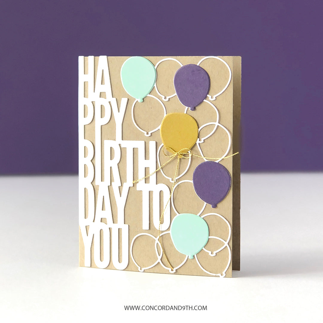 Birthday Perfect Pairings Dies