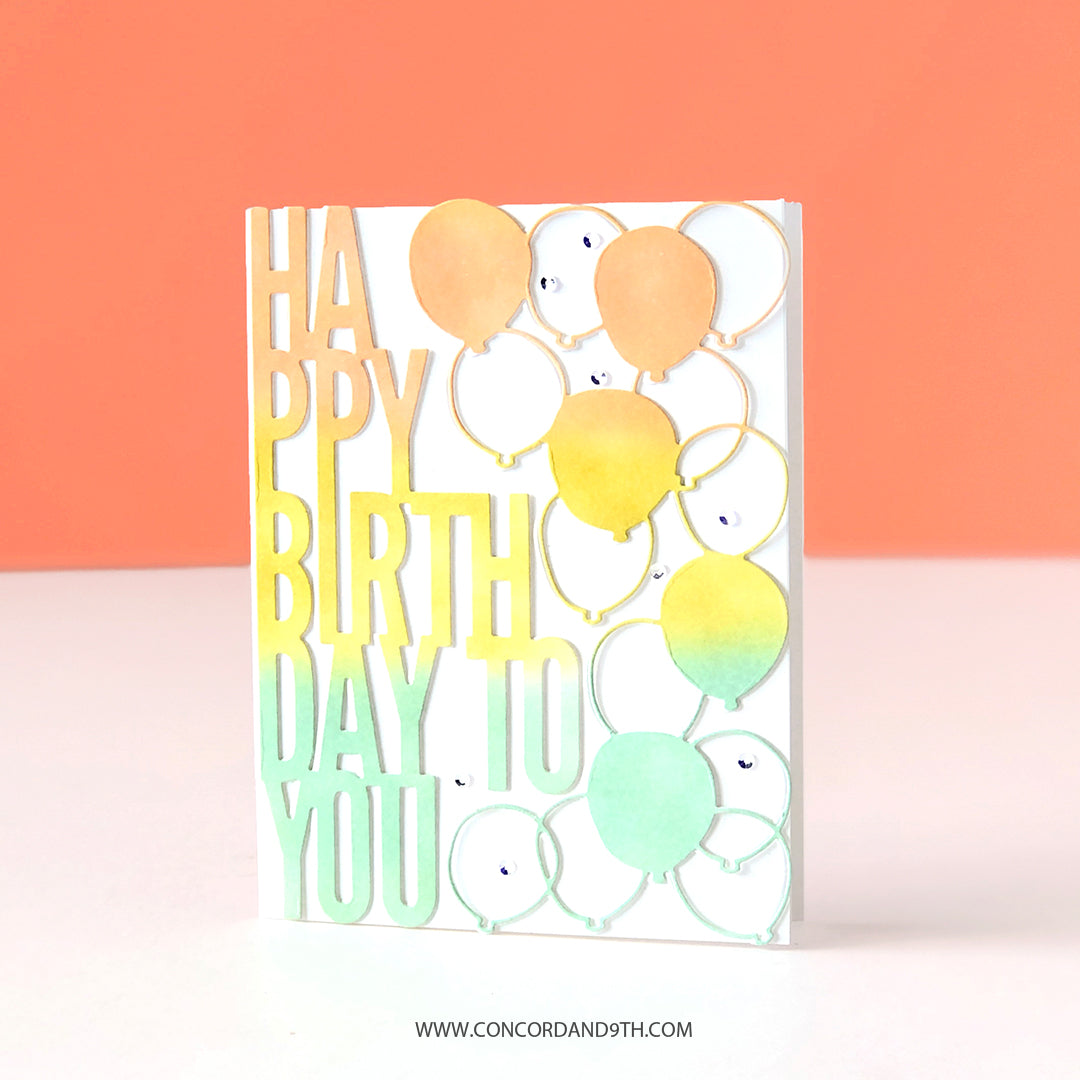 Birthday Perfect Pairings Dies