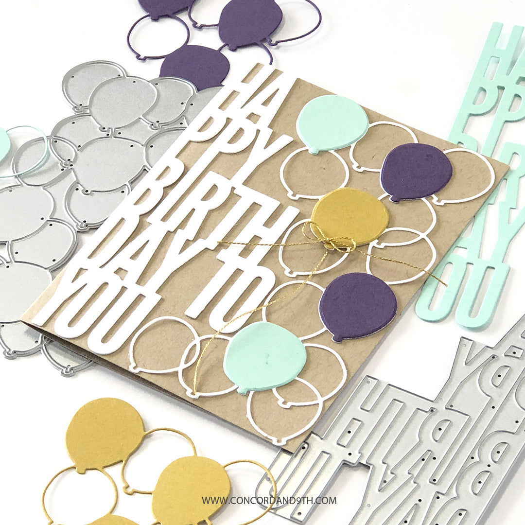 Birthday Perfect Pairings Dies