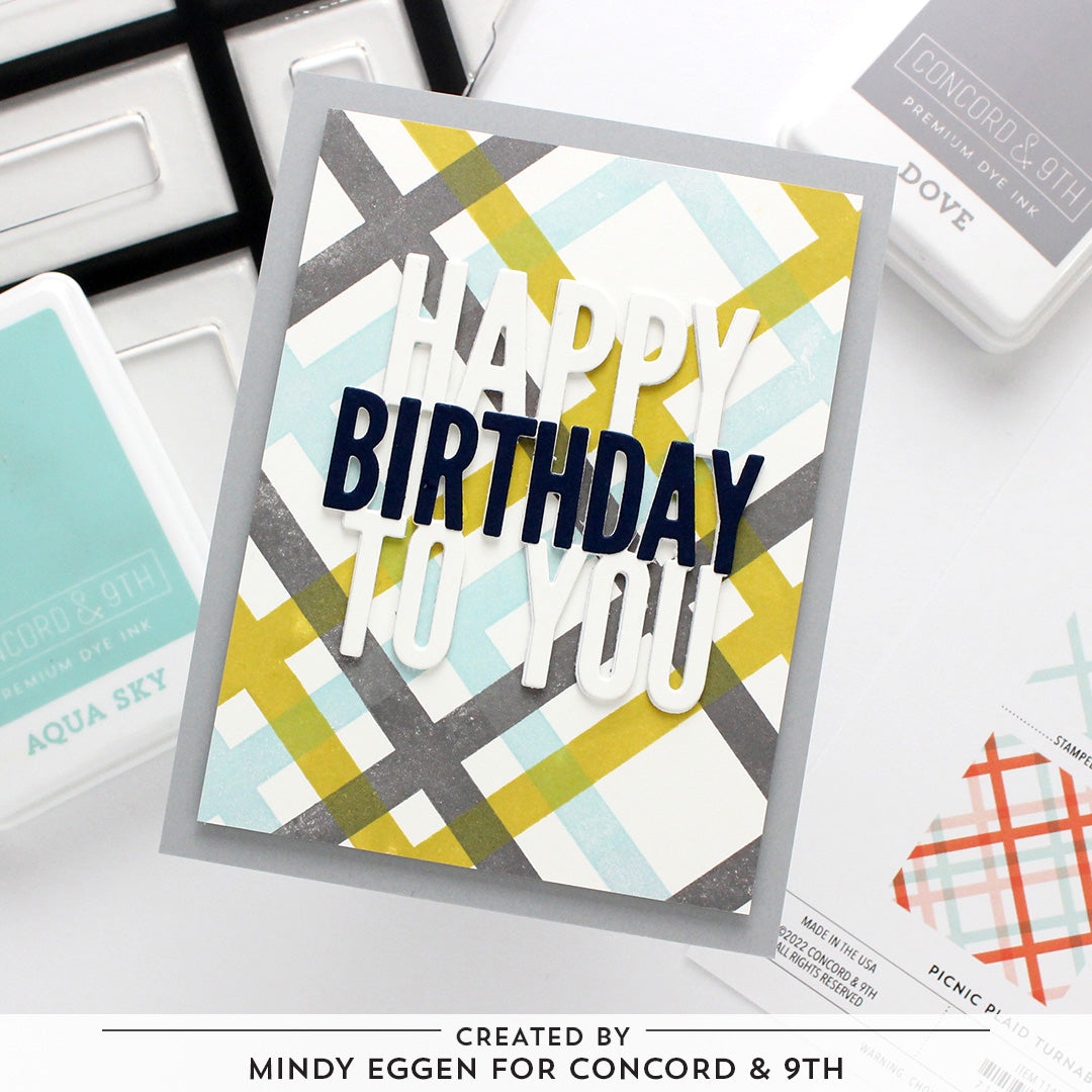 Picnic Plaid Turnabout™ Stamp