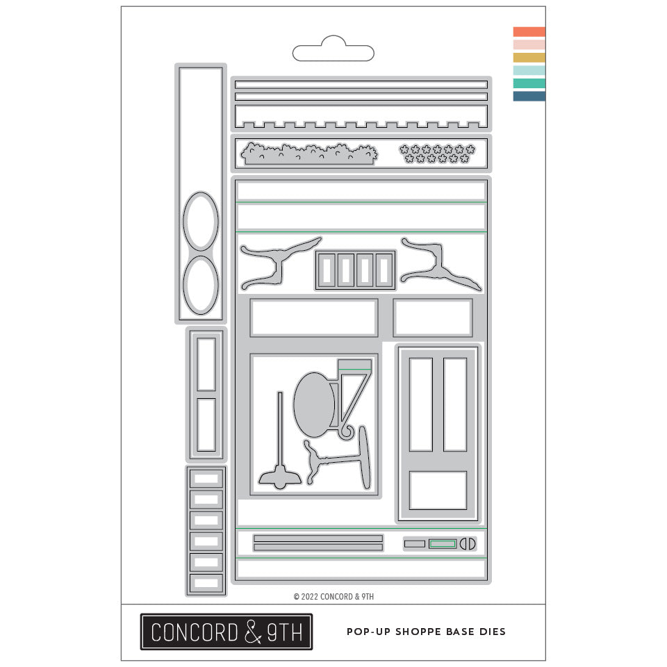 Troqueles de base para tienda emergente