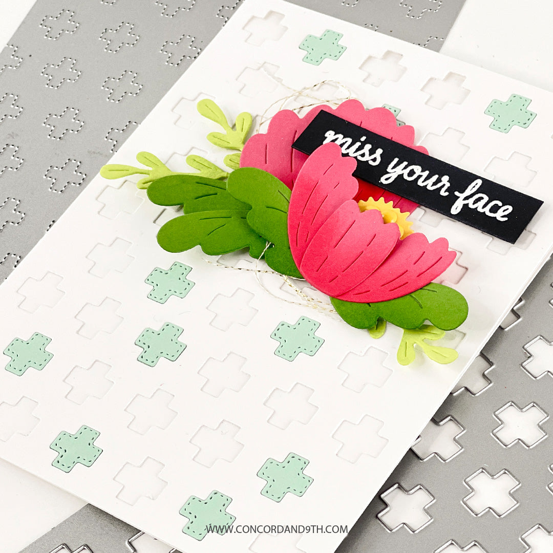 LAST CHANCE: Positively Stitched Card Front Die