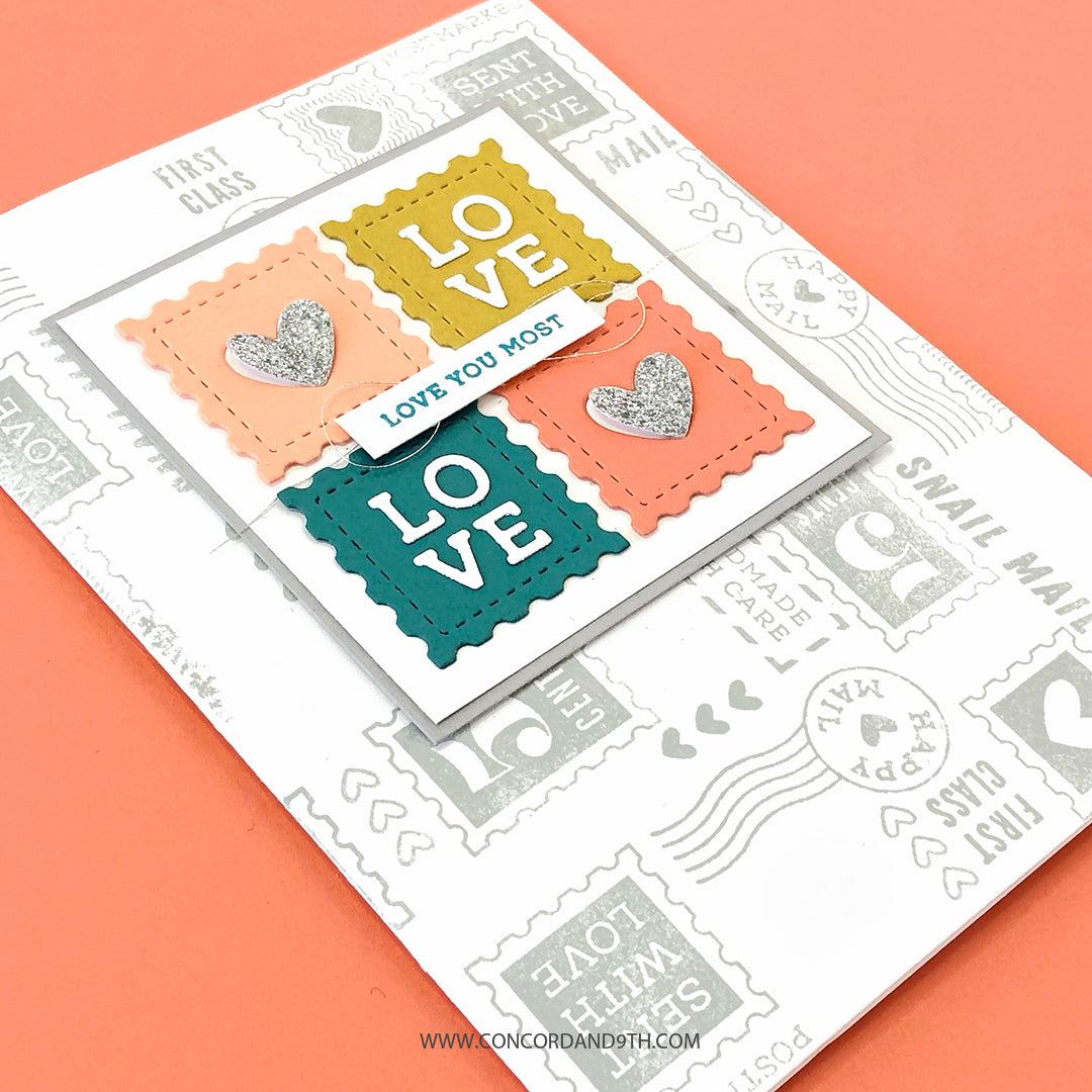 Juego de sellos Turnabout™ con matasellos