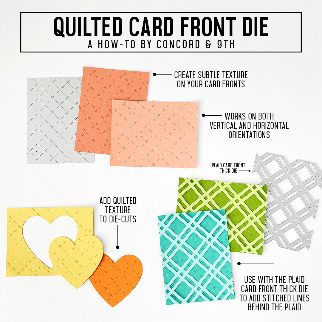 Quilted Card Front Die