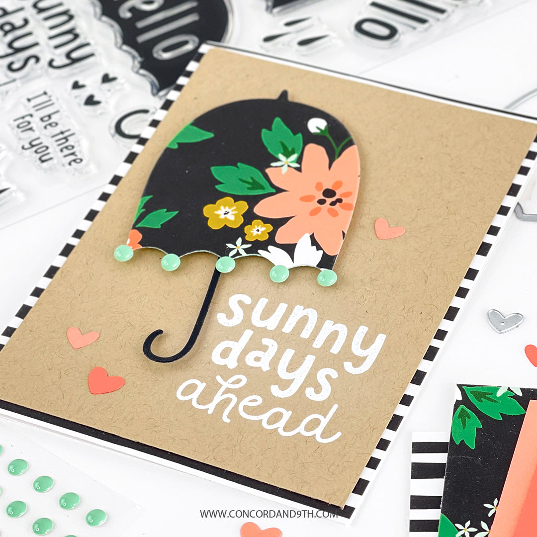 Juego de sellos Rain or Shine