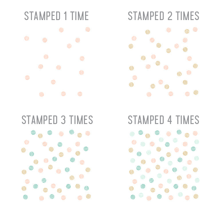 Sello Turnabout™ de puntos esbozados