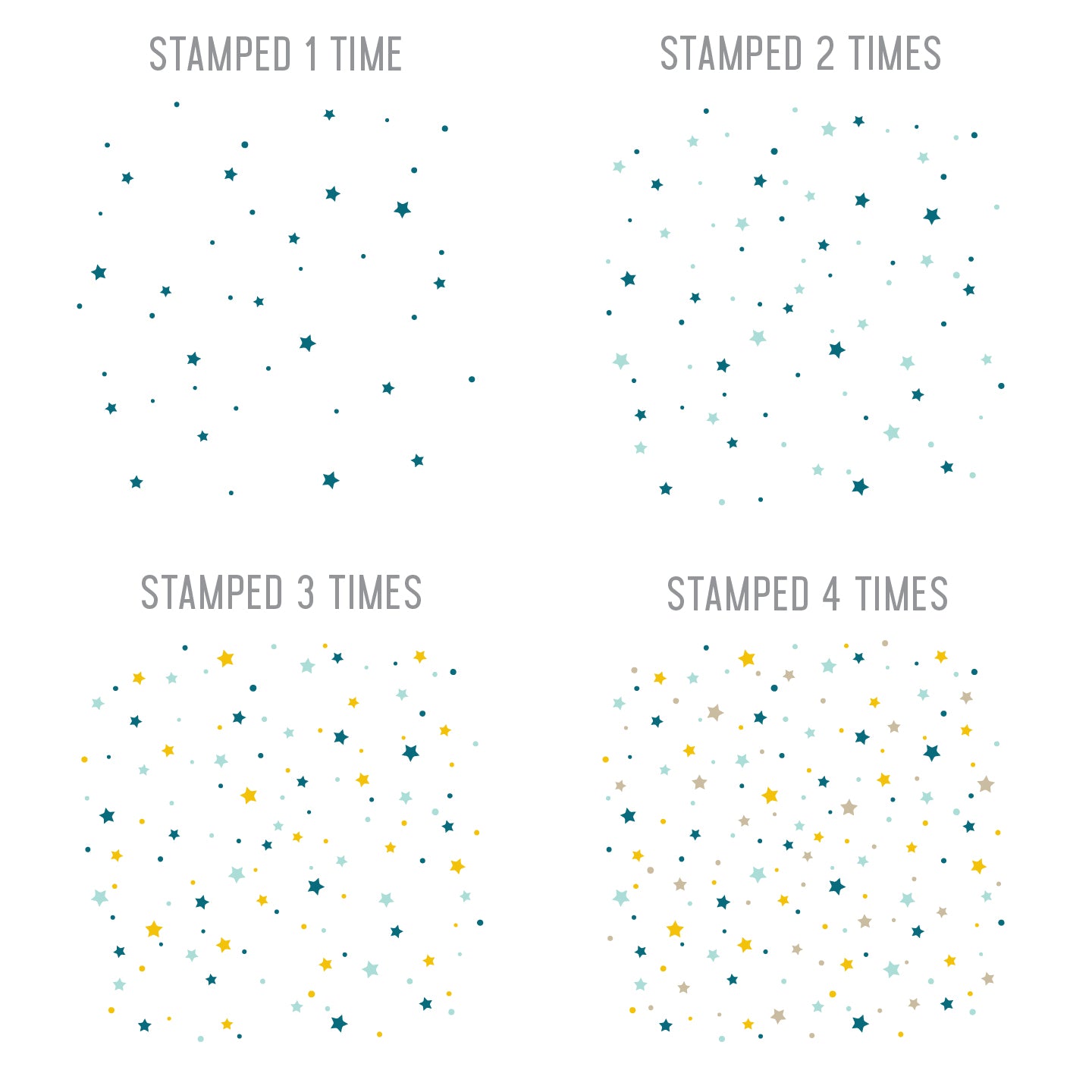 Juego de sellos Star Turnabout™