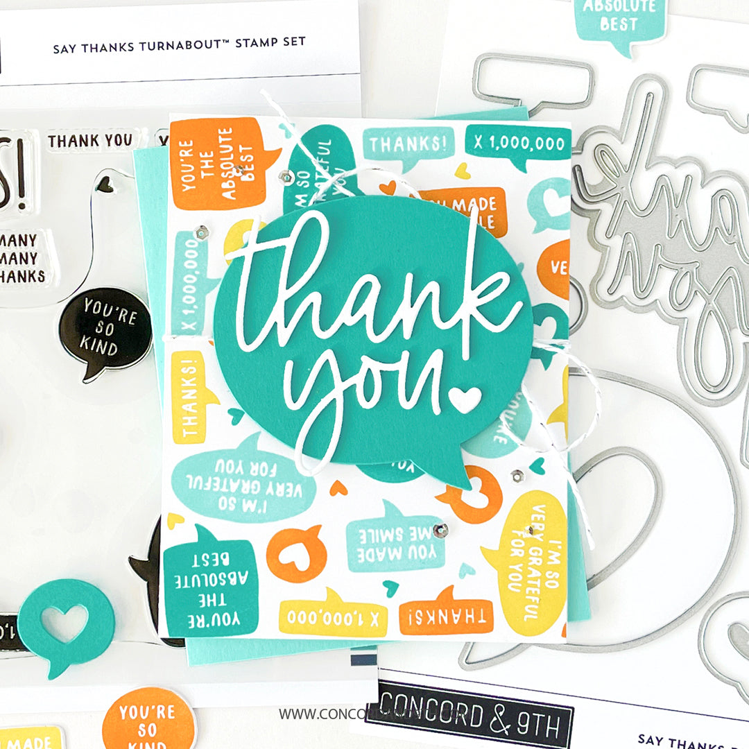 Say Thanks Turnabout™ Stamp Set