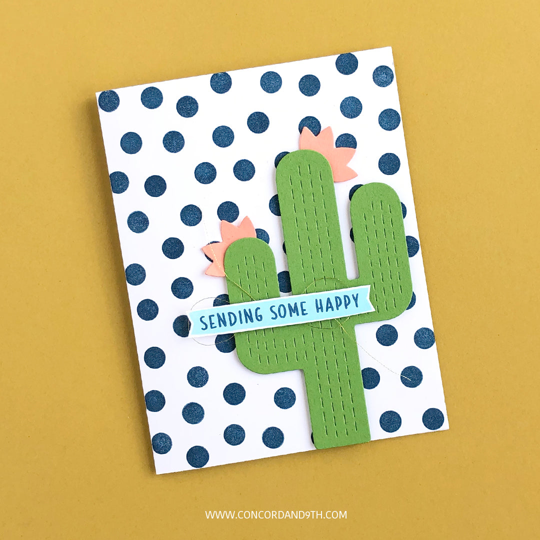 Scattered Dots Turnabout™ Stamp