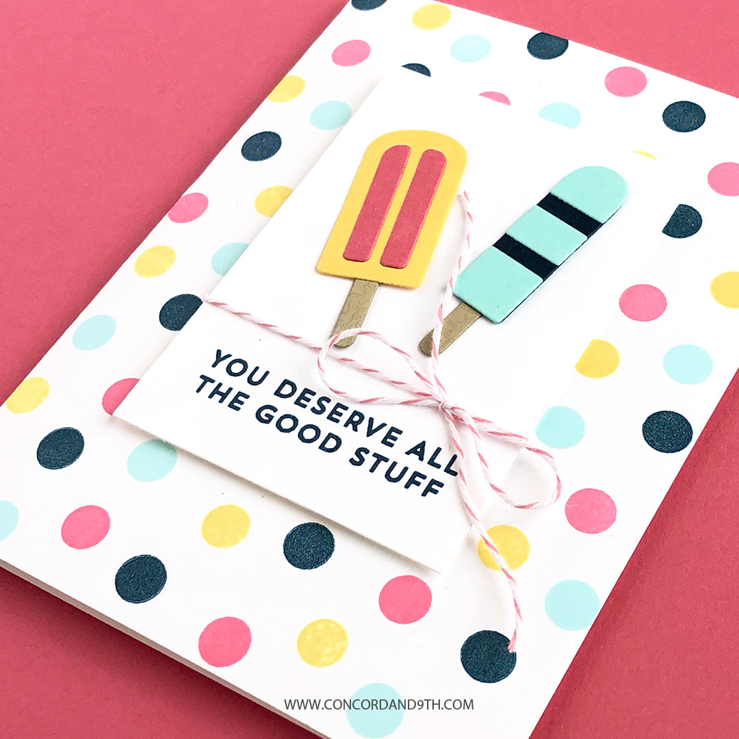 Scattered Dots Turnabout™ Stamp