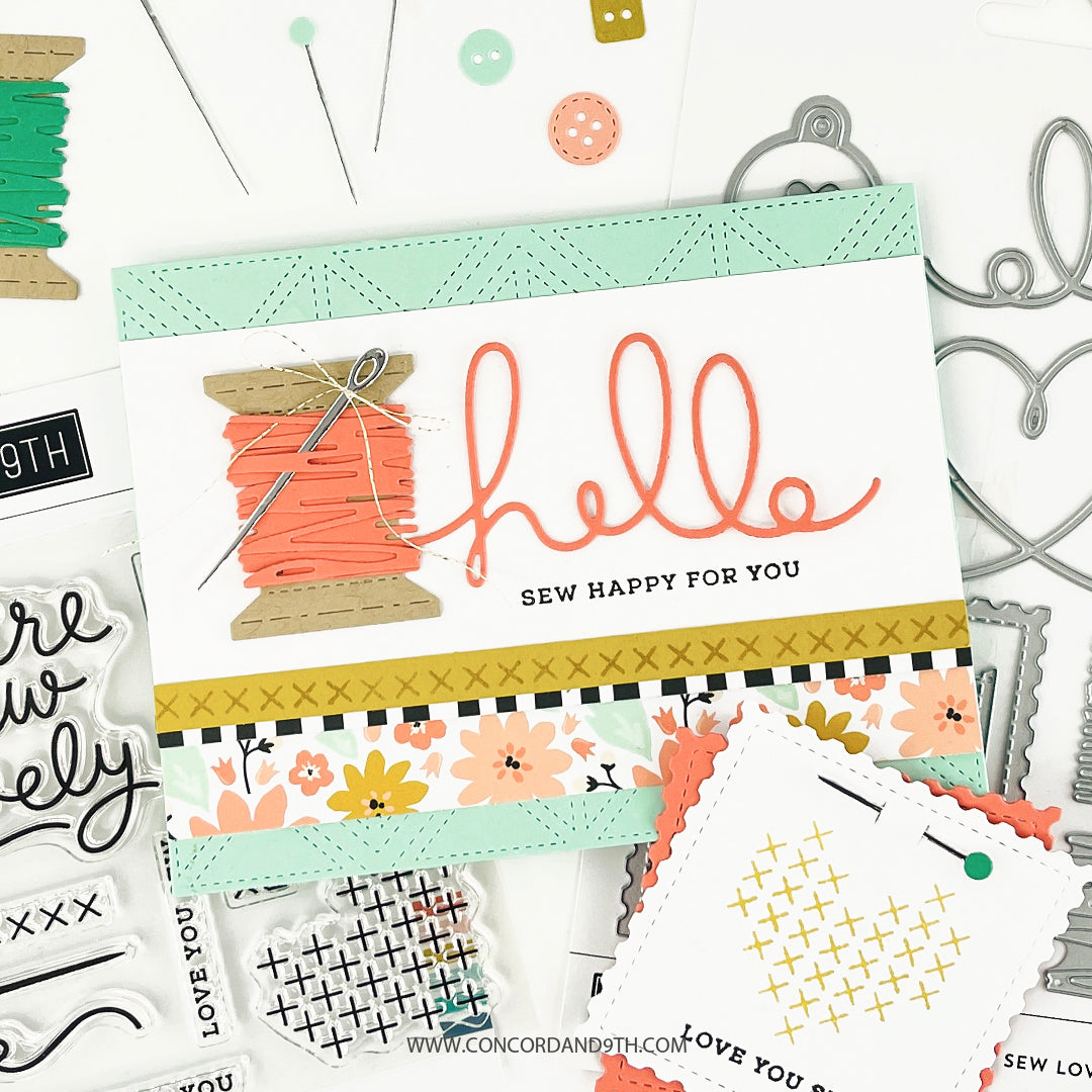 Juego de sellos Sew Lovely