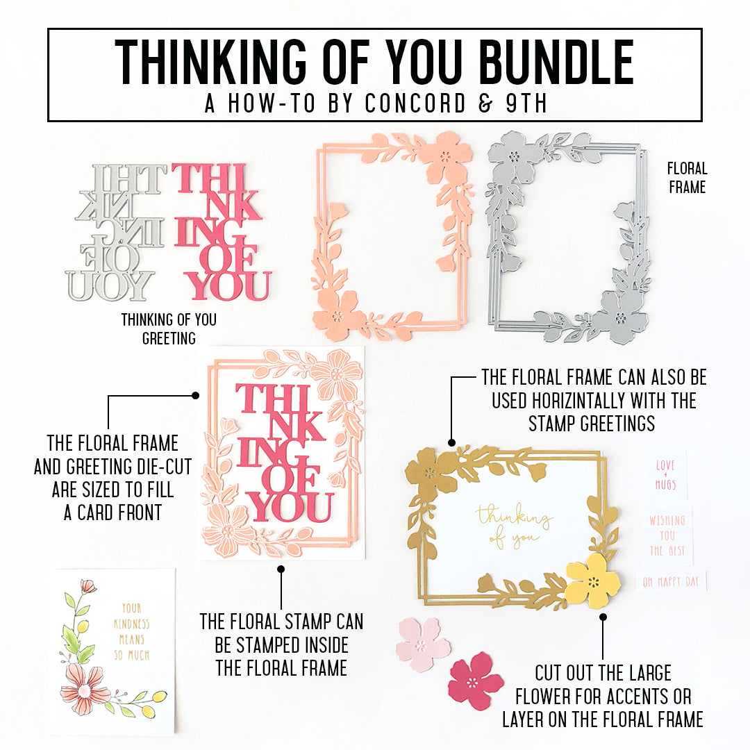 Troqueles de combinación perfecta pensando en ti