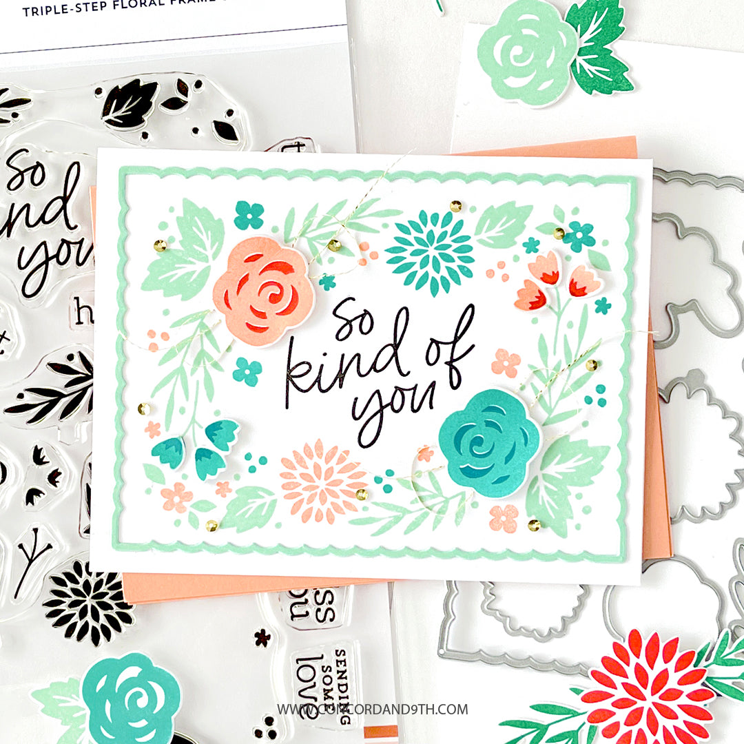 Triple-Step Floral Frame Bundle