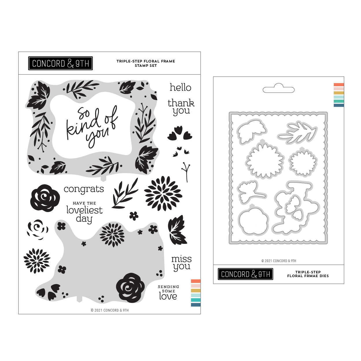 Triple-Step Floral Frame Bundle